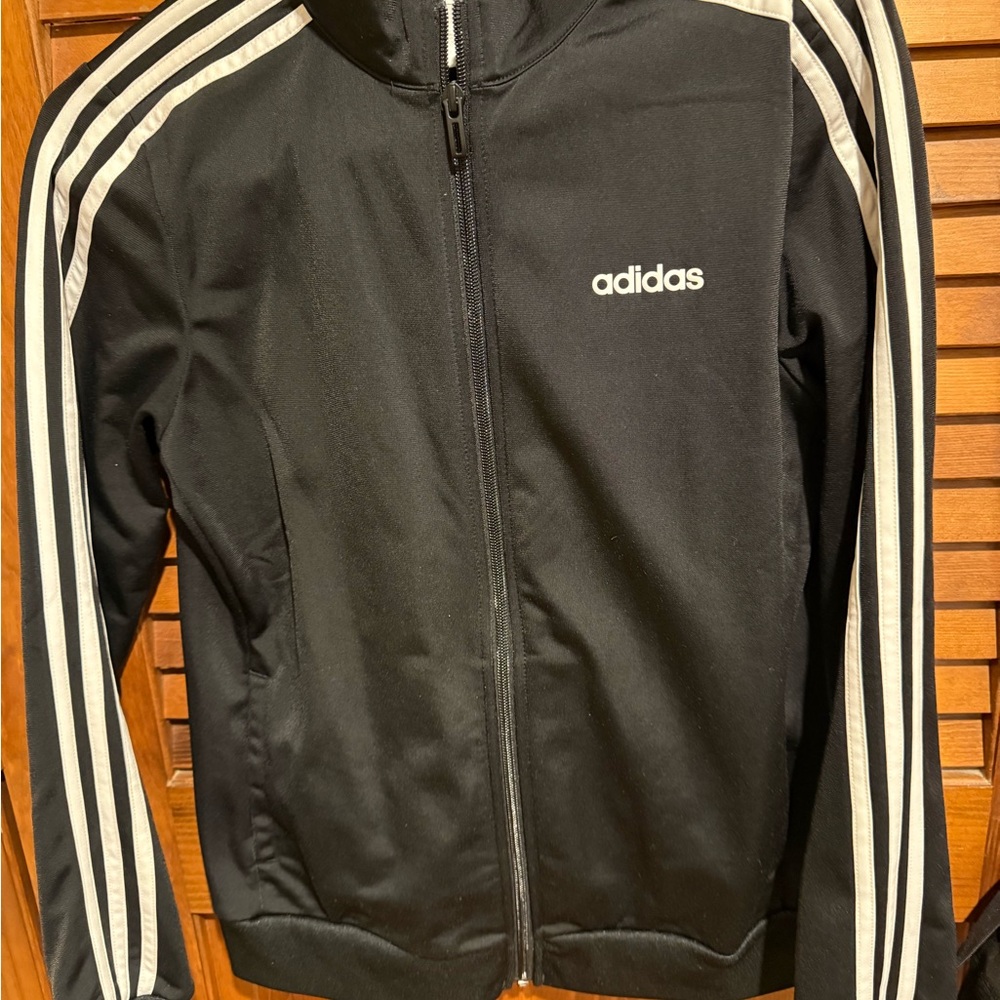 Adidas Black Zip-Up‎ Jacket